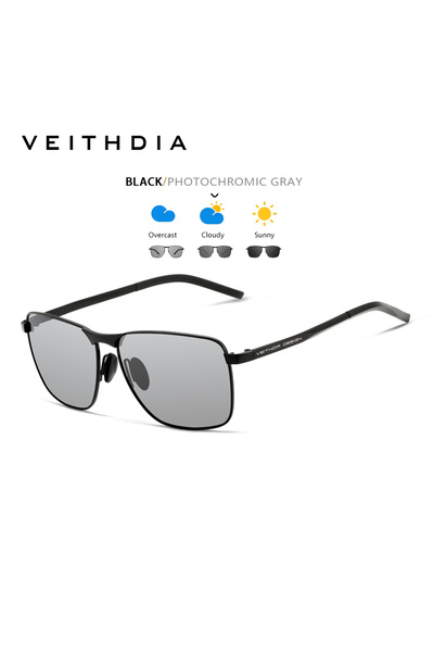 Choice Original Package photochromic VEITHDIA Brand Men's Vintage Sports Sung...