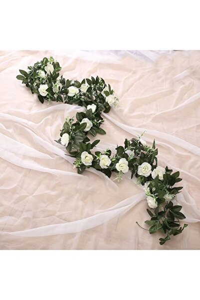 Choice 1 pc color 3 Artificial Rose Vine Silk Hanging Flowers Valentine Weddi...