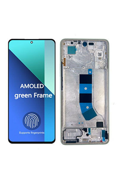 Choice7 شاشة AMOLED خضراء جديدة بتقنية 4G لهاتف Redmi Note 13، شاشة LCD تعمل ...