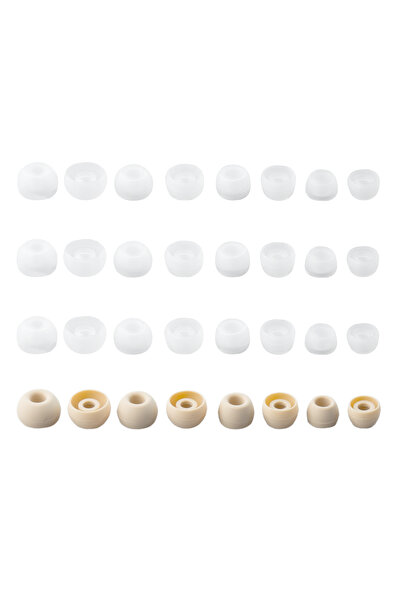 Choice 16 pairs KBEAR 4540 Coffee Silicone Eartips Ergonomically Designed Ear...