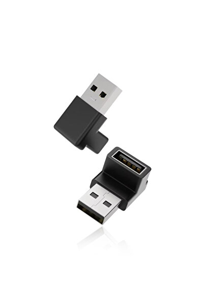 Choice12 C-1PCS USB3.0 OTG Adapter 90 Degree Right Angle USB Extension Connec...
