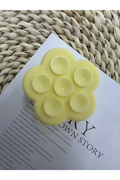 Choice6 YELLOW Flower Suction Cup Silicone Sticky Phone Grip Stand for P-sock...