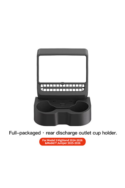 Choice Add cup holder YZ For Tesla Model 3/Y Highland Juniper Rear Center Con...