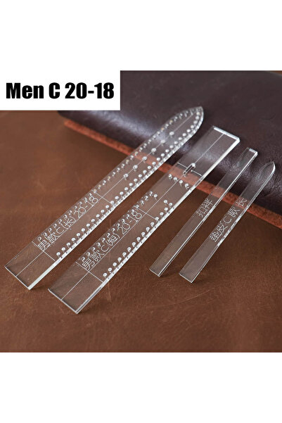 Choice STRAP-M-C20-18-1SET Strap Band Leather Craft Tools Transparent Acrylic...