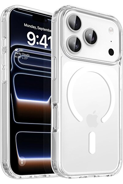 choice2 جراب مغناطيسي شفاف لهاتف iPhone 17 Pro Max، متوافق مع iPhone 17 و16 P...