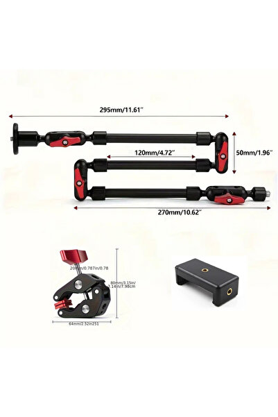Choice6 AK003-DL1-SJ Aluminum alloy multifunctional rotating telescopic unive...