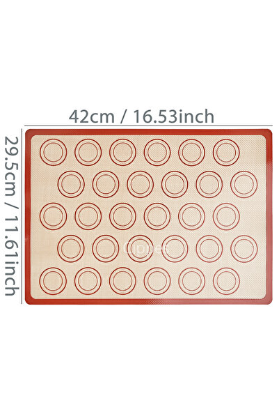 Choice3 1pc 42x29.5cm 1/2/4pcs Silicone Baking Mats with Brush Spatula Set, N...