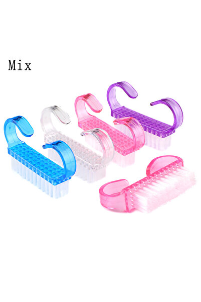 Choice MULTI 10pcs Plastic Nail Cleaning Brush Nail Dust Soft Remover For Nai...