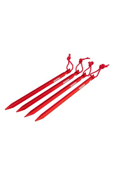 Widesea WSDD-002R-23 Camping 4pc/set Tent Pegs Stakes Nails for Hard Snow Flo...