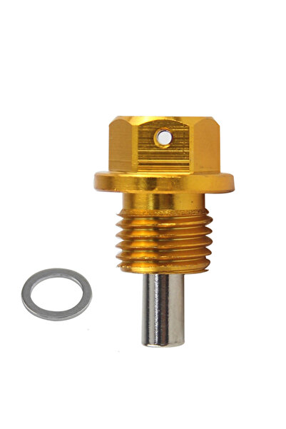 Choice7 M14x1.5 Gold WLR - M12x1.5 M12x1.25 M14x1.5 Aluminum Magnetic Oil Dra...