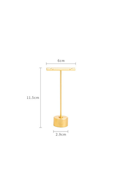 Choice T-S Metal Stud Dangle Earrings Display Rack T Bar Stand Jewelry Hanger...