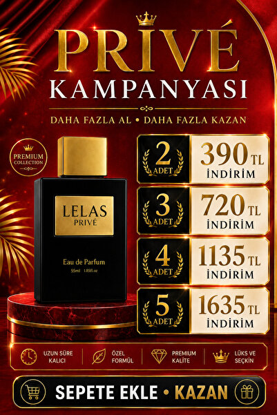 Lelas Prive 1624 The Great Unisex Parfüm EDP 55 ML – Şipre Meyvemsi Kalıcı Koku