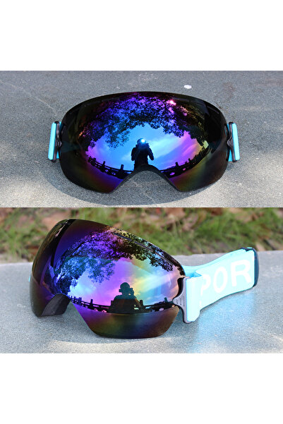 Choice blue LIGHTWEIGHT Professional Ski Goggles Men UV400 Adult anti-fog Sno...