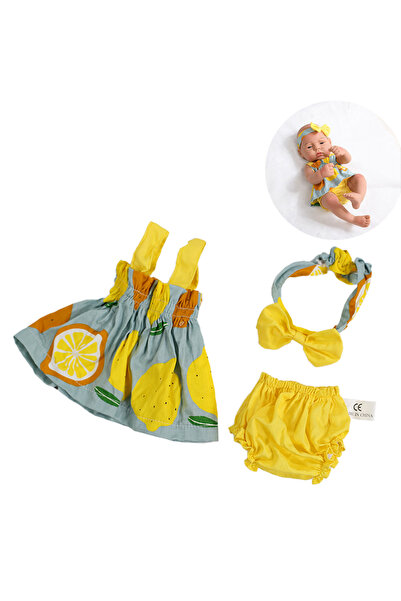 Choice lemon Dress Vest Dolls Outfit Clothes For 16 inch 40cm Baby Doll Cute ...