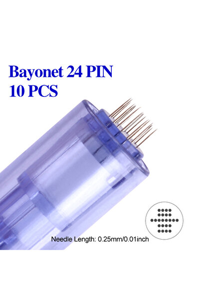 Choice7 10pcs 24PIN Bayonet Slot Cartridge Needle for A1 Pen Microneedle Pen ...