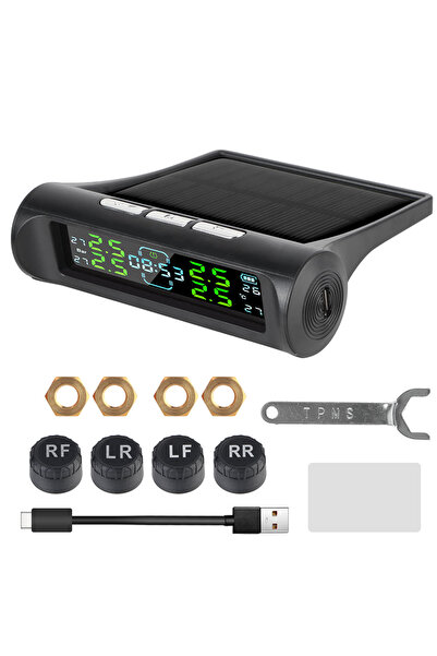 Choice13 With clock External Tire Pressure Monitoring System Temperature Warn...