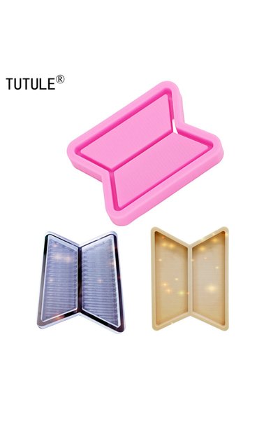 Choice Pink Shiny Pineapple Shaker Keychain Earrings Silicone Mold DIY Pineap...