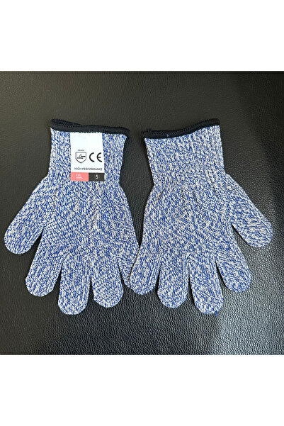 Choice L Blue 1 Pair HPPE Level 5 Safety Anti Cut Gloves High-strength Indust...