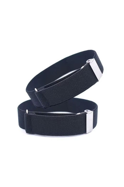 Choice4 One Size Navy Blue Adjustable Elastic Armband Shirt Sleeve Holder for...