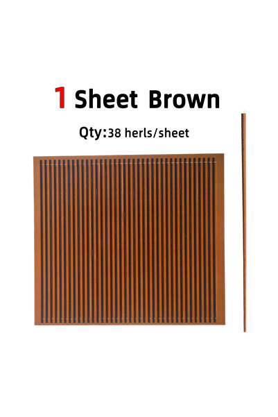 Choice 1 Sheet Brown 1 Sheet/8 Sheets Synthetic Peacock Quills Fly Fishing Ty...