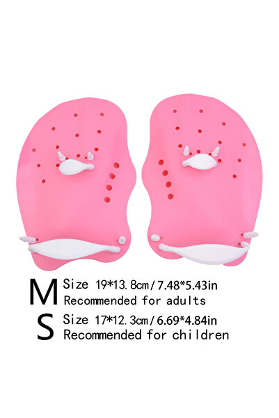 Choice S Pink Black Swimming Fins Paddling Palm Children Adult Freestyle Padd...