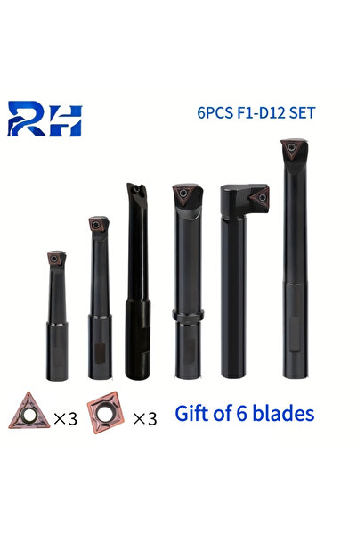 Choice20 6PCS F1-D12 SET New-type F1 Boring Head Lathe MT2 MT3/4 C20/25 BT30 ...