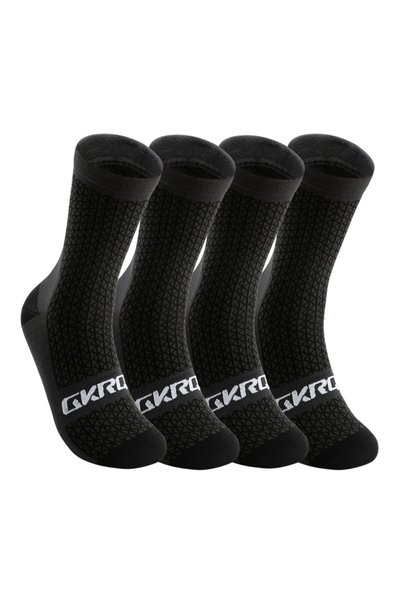 Choice 39-45 4 أزواج F 4 أزواج من جوارب ركوب الدراجات الجماعية جوارب دراجات ر...