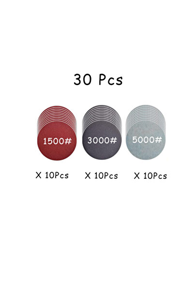 Choice10 30Pcs 1500-5000 15-65 Pcs Car Headlight Repair Restoration Kit 3 Inc...