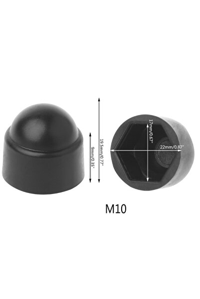 Choice5 50PCS M10 50Pcs Universal Screw Protection Cap Cover Bolt Nuts M6 M8 ...