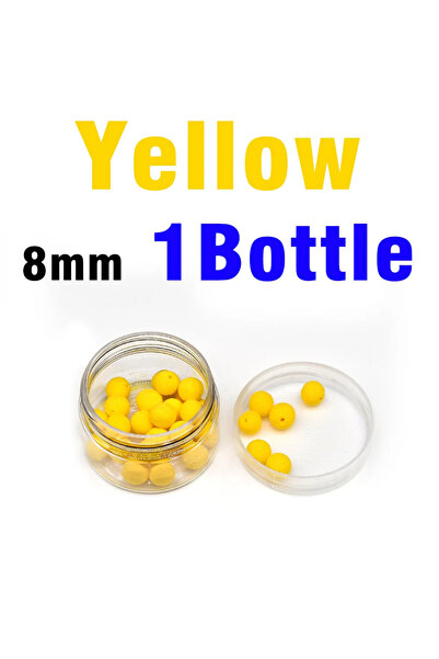 Choice 8mm Yellow Carp Boilie Bait with Corn Flavor - Floating Artificial Fis...