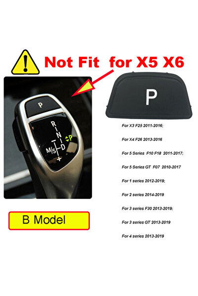 Choice9 B Model-Black Car Gear Lever Auto Parking Button Letter P Button for ...