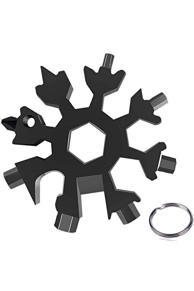 Choice Black 18-in-1 Snowflake Multi Tool Outdoor Camping Travel Camping Adve...