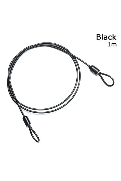 Choice Black-1 meter 0.5/1/2M Bicycle Accessories Bicycle Lock Wire Cycling S...