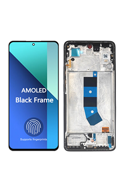 Choice5 4G AMOLED Black Fram New AMOLED Display For Redmi Note 13 LCD Display...