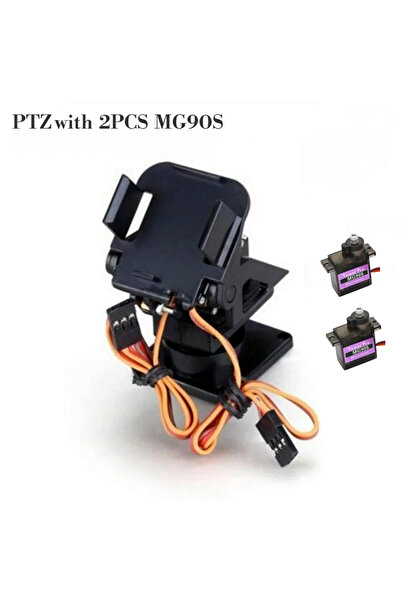 Choice PTZ with 2PCS MG90S FPV Nylon Dual-Axis Servo PTZ Gimbal Pan / Tilt wi...