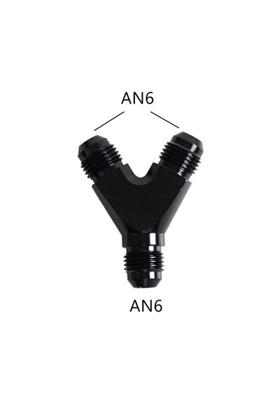 Choice1 AN6-AN6-AN6 High Quality AN4 AN6 AN8 AN10 Y Adapter Block Male Thread...