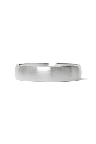 Choice 8.5 5mm Surgical 316L Stainless Steel Brushed Band Rings Industrial We...