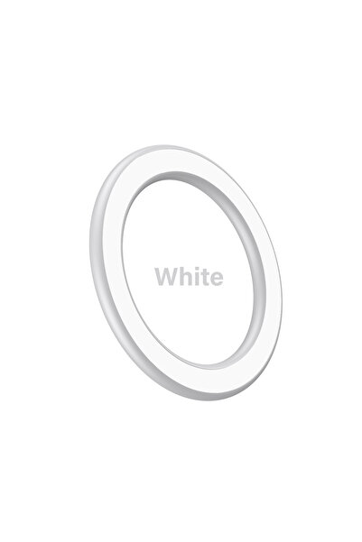 Choice White Magnetic Ring Holder for iPhone 16 15 14 13 Universal Wall Mobil...