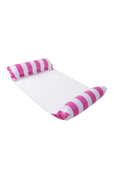 choice2 striped pink Swimming Water Sofa Inflatable Hammock Floating Water In...