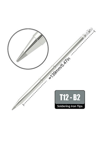 Choice10 T12-B2 T12 Series Tip for Soldering Iron Replacement Tips Heater Sol...