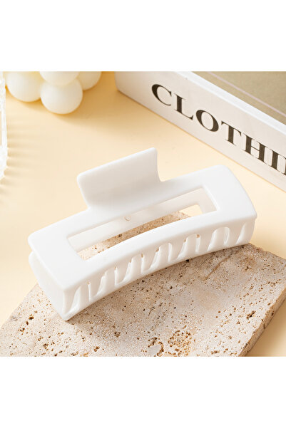 Choice7 1 white Ponytail Large Silicone Hair Claw Crab Hair Accessories for W...