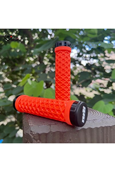 Choice orange ODI Van Bicycle Handlebar Grips Silicone Lock-On Anti-slip Shoc...