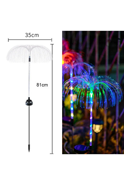 Choice Color and Color LED Solar Jellyfish Garden Lights Outdoor Waterproof C...