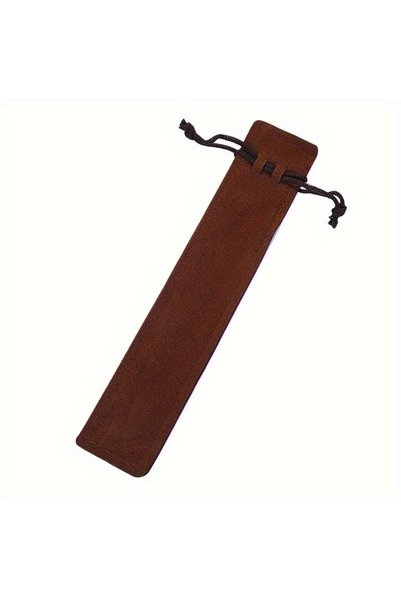 Choice1 Brown 10Pcs/Lot Drawstring Pencil Case Compact Portable Thickened Pen...