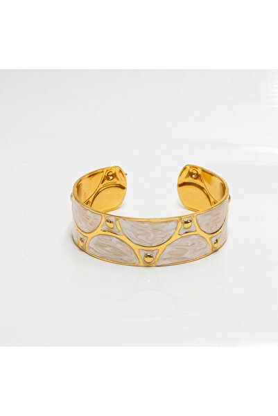 Choice1 Type1 55mm Adjustable JP One Gold Color Adjustable Enamel Bangle, Sta...