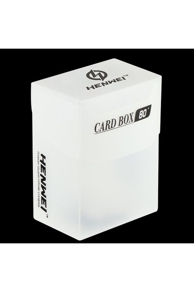 Choice8 Clear 80+Card Deck Box PP Material Portable Many Color TCG Cards Case...