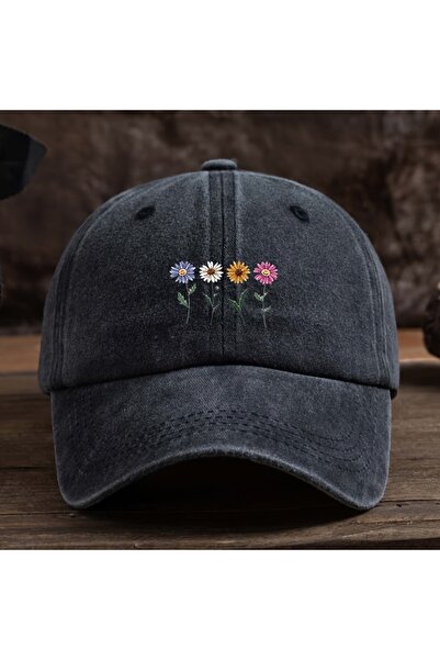 Choice1 Adjustable black Men's outdoor baseball cap, stylish and versatile wo...