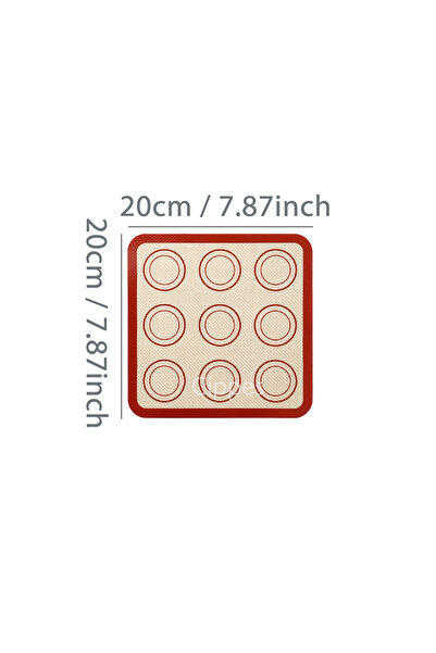 Choice4 1pc 20x20cm 1/2/4pcs Silicone Baking Mats with Brush Spatula Set, Non...