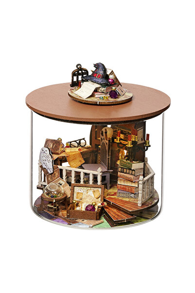 Choice B-032 Wooden Mini DIY Doll House Kit For Making And Assembling Room Mo...