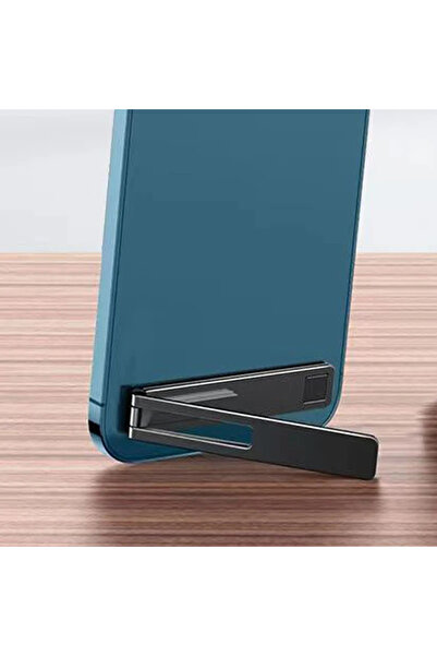 Choice 1pc-Black Ultra-Thin Metal Folding Phone Holder Alloy Invisible Back S...